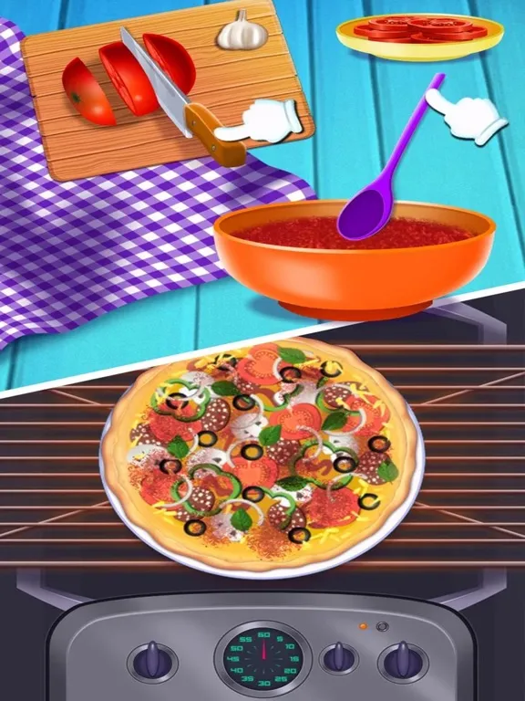 Ảnh chụp màn hình của Pizza Maker: Shop Cooking Game iPad 