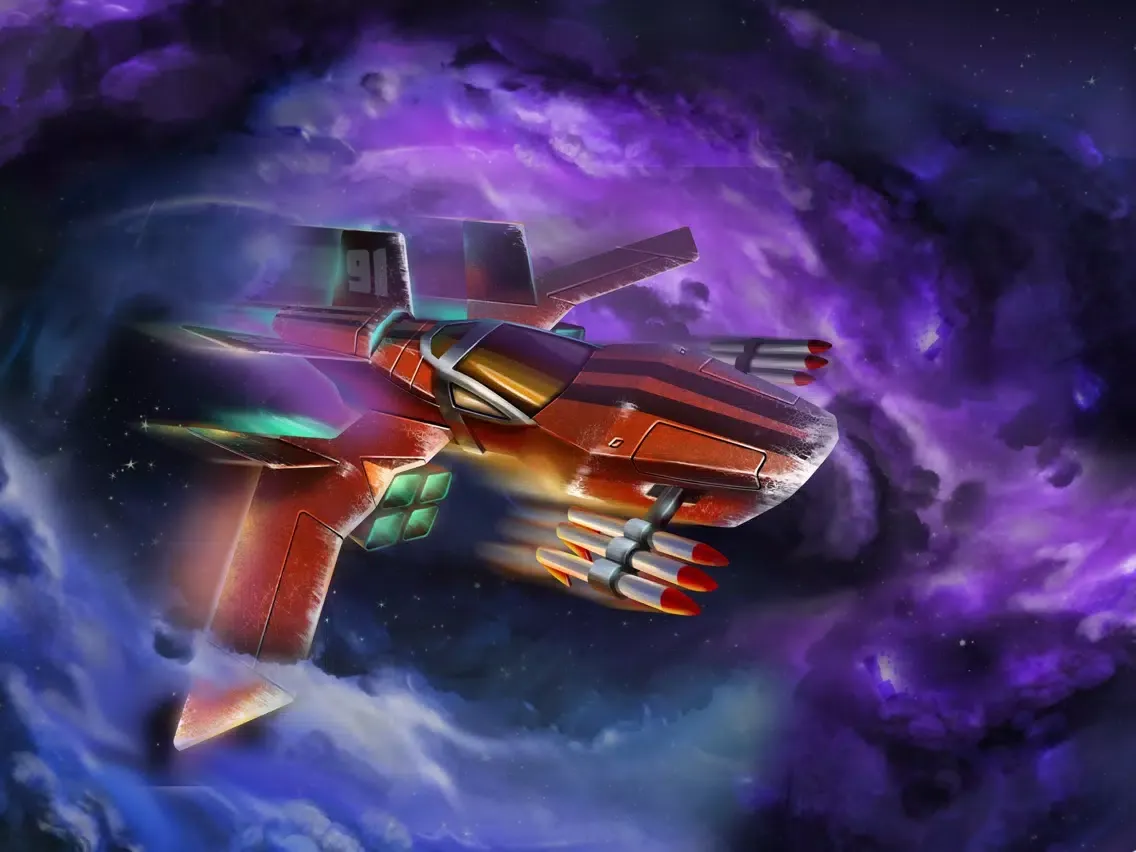 Galaxy Warfare Free - space shooter iPad  Screenshots
