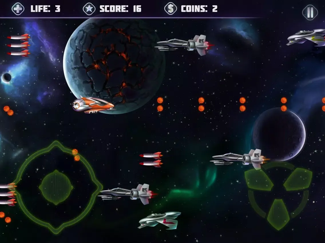 Galaxy Warfare Free - space shooter iPad  Screenshots