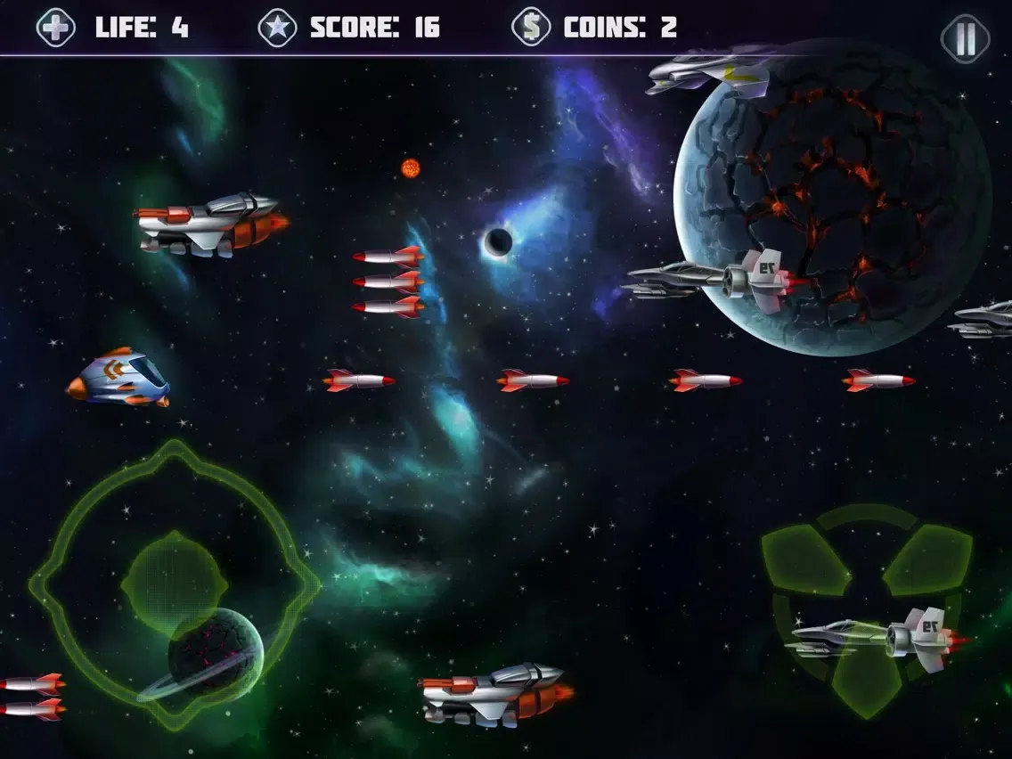 Galaxy Warfare Free - space shooter iPad  Screenshots