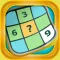 Sudoku 2 - japanese logic puzzle game with board of number squares