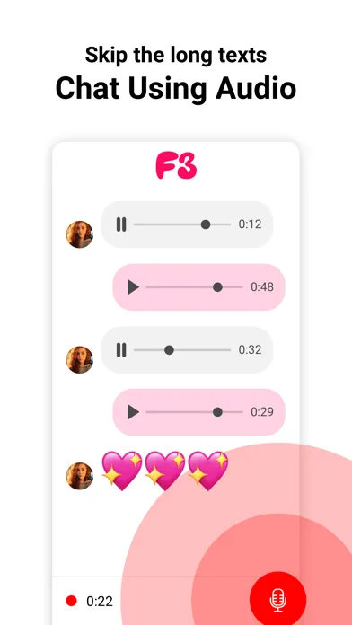 F3: Dating, Meet Friends, Chat स्क्रीनशॉट