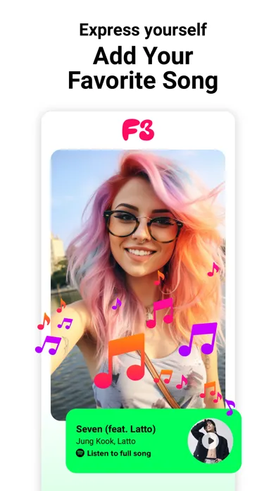 F3: Dating, Meet Friends, Chat स्क्रीनशॉट