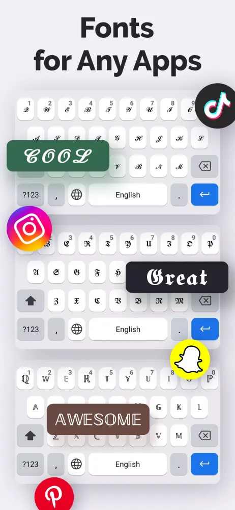 Fonts Art 스크린샷