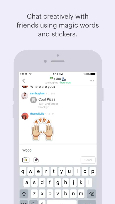 Captures d'écran de Peach — share vividly