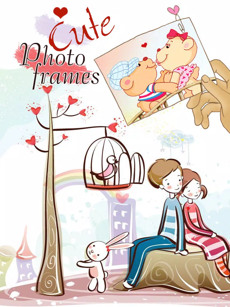 Capturas de pantalla de Cute Photo Frames iPad 