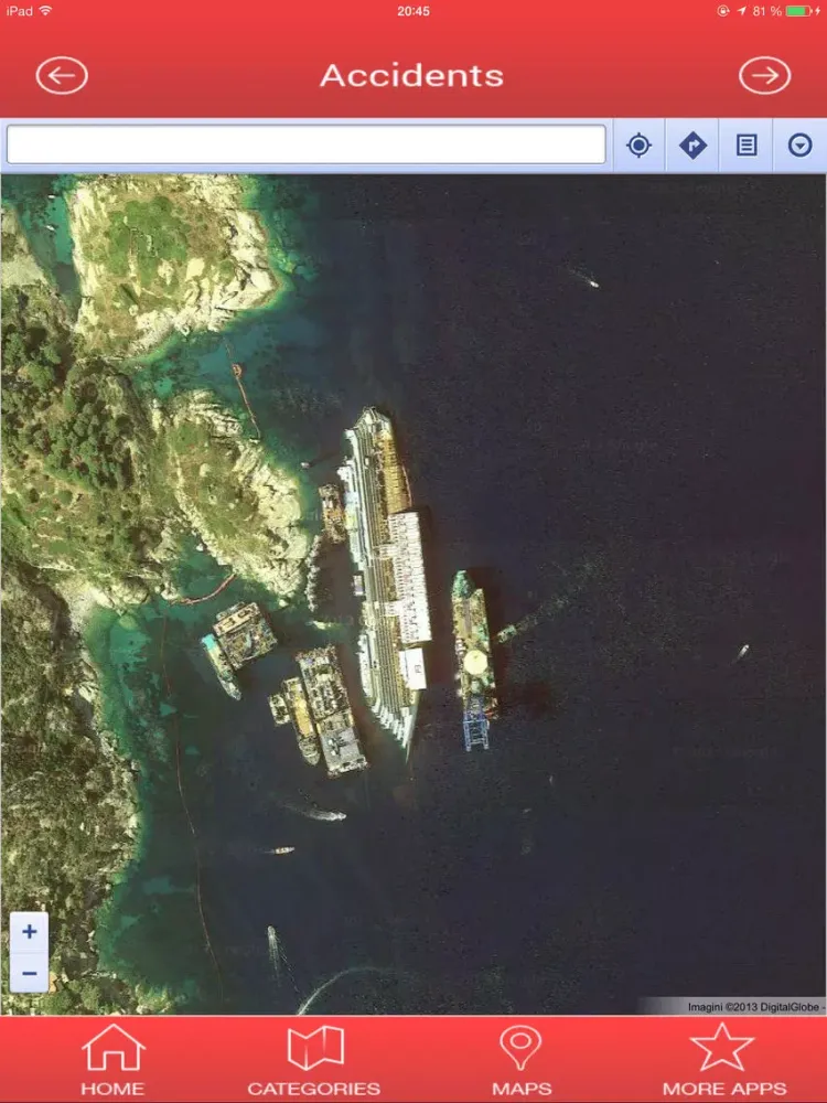 Cool Locations on Google Maps Lite iPad  Ekran Görüntüleri