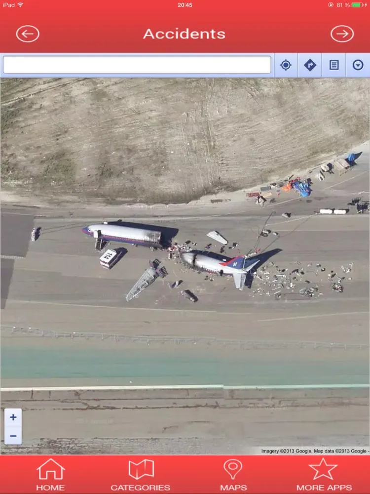 Cool Locations on Google Maps Lite iPad  Ekran Görüntüleri