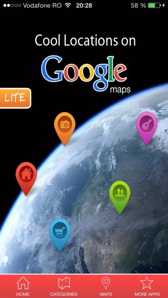 Cool Locations on Google Maps Lite Ekran Görüntüleri