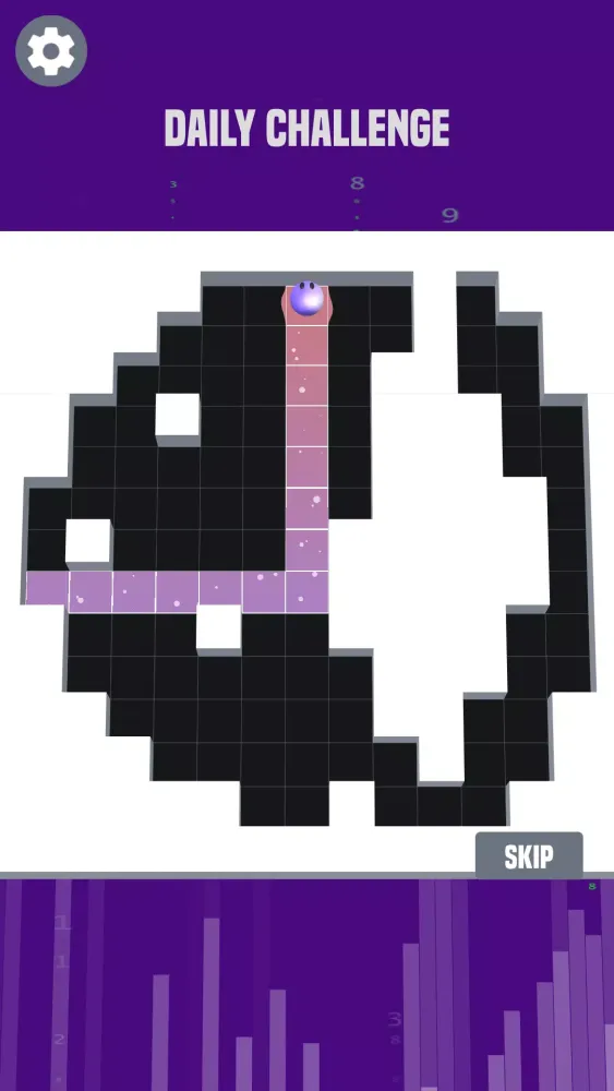 Tangkapan layar Color Ball: Paint A Maze!
