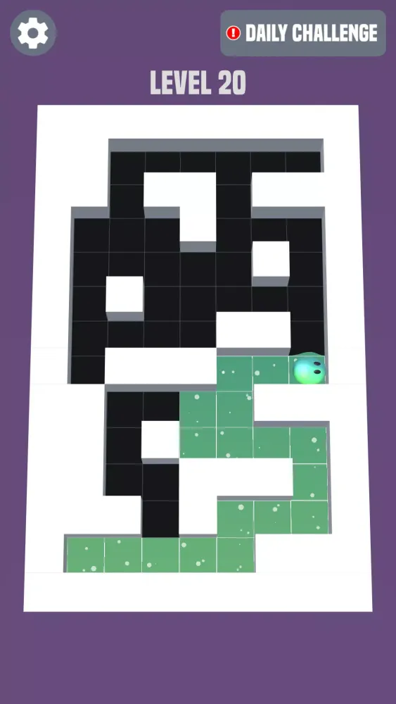 Tangkapan layar Color Ball: Paint A Maze!