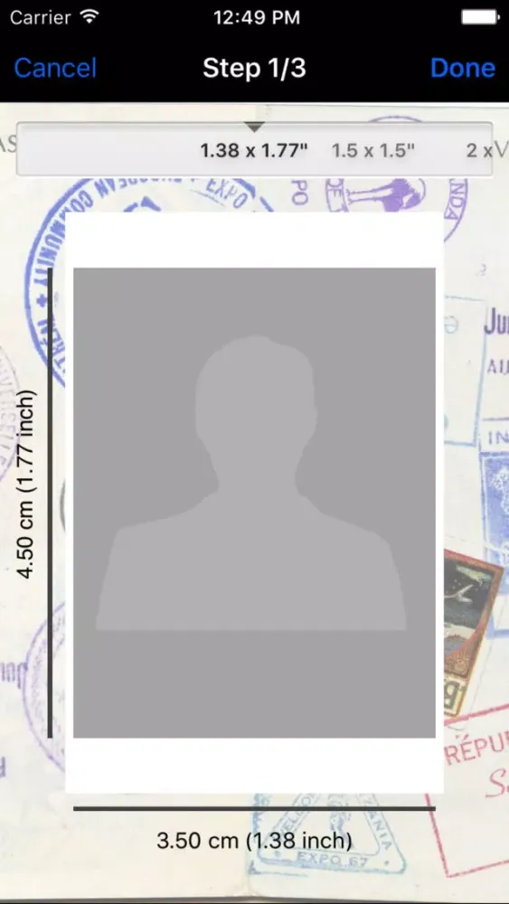Capturas de pantalla de Cool Passport Photo 護照相