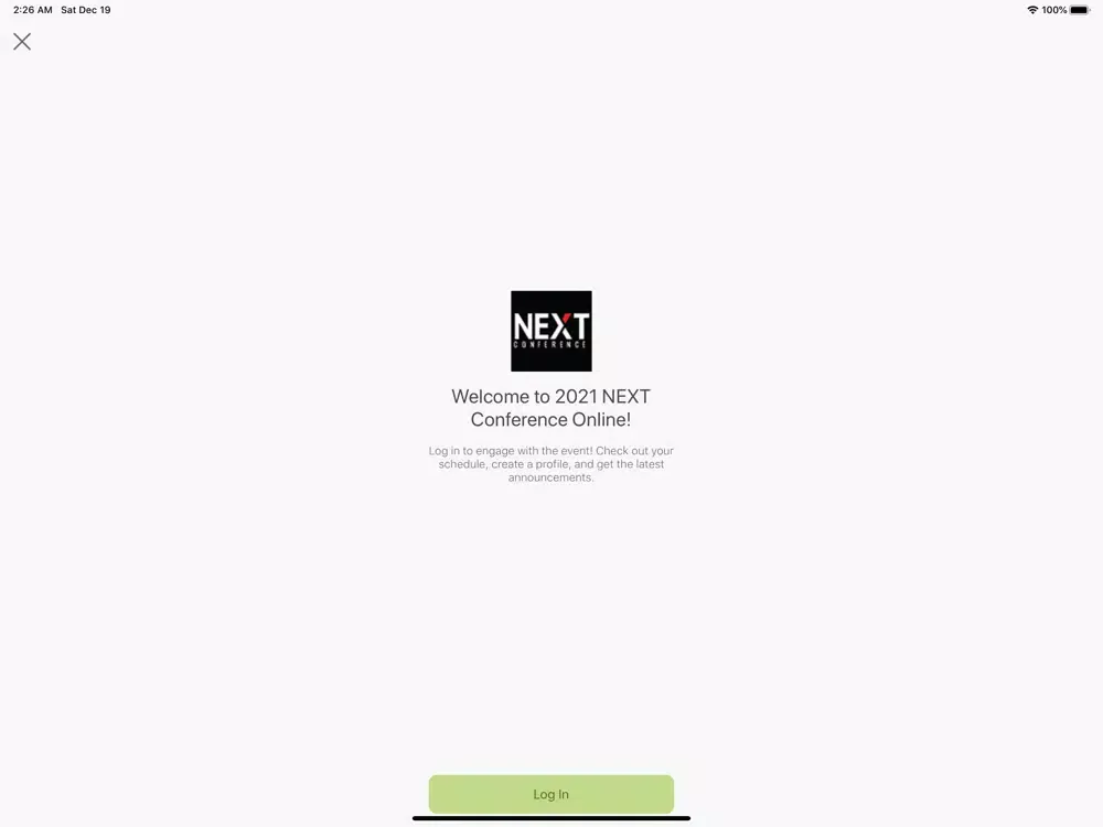 TSE NEXT Conf iPad  स्क्रीनशॉट