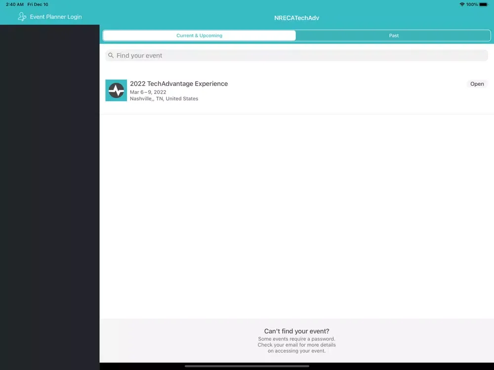 Capturas de pantalla de NRECA TechAdvantage Experience iPad 