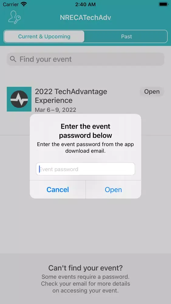 Capturas de pantalla de NRECA TechAdvantage Experience