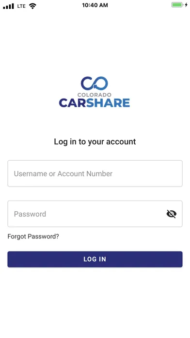 Capturas de pantalla de Colorado CarShare