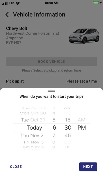 Capturas de pantalla de Colorado CarShare
