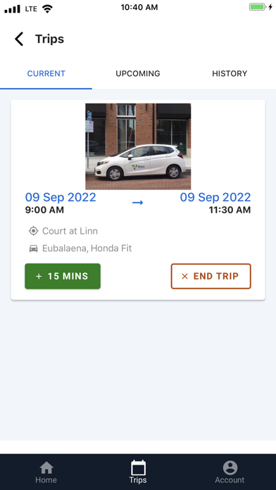Engage Car Sharing Screenshots