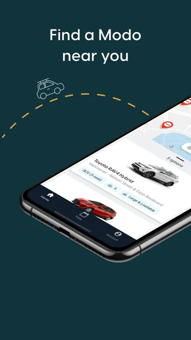 Screenshot di Modo Carshare