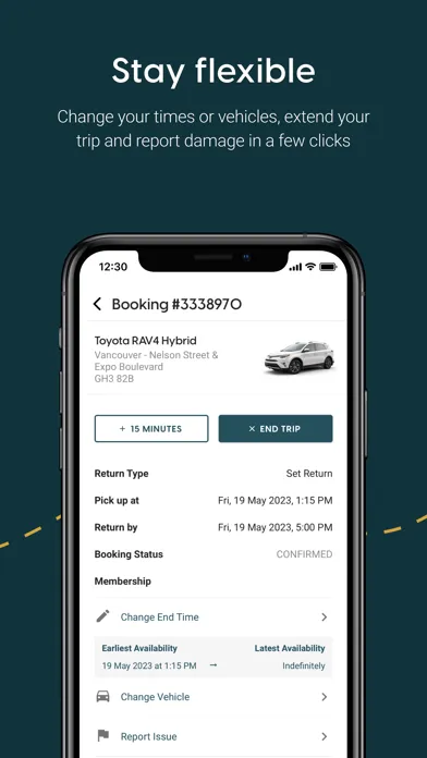 Screenshot di Modo Carshare