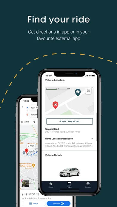 Screenshot di Modo Carshare