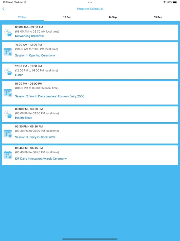 Capturas de pantalla de IDFWDS 2022 iPad 