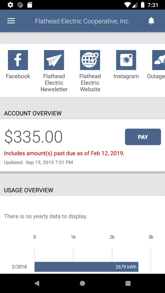 Flathead Electric Cooperative Screenshots