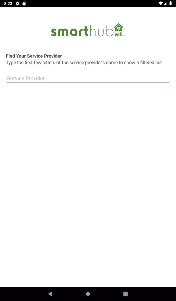 Ảnh chụp màn hình của SmartHub Wifi
