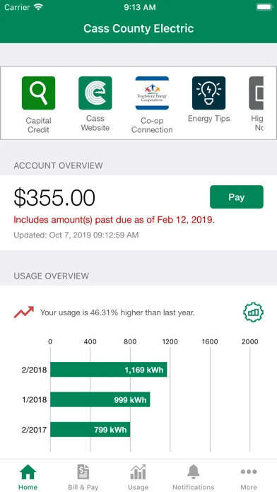 Cass County Elec Cooperative Screenshots
