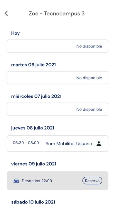 Ảnh chụp màn hình của Som Mobilitat Carsharing