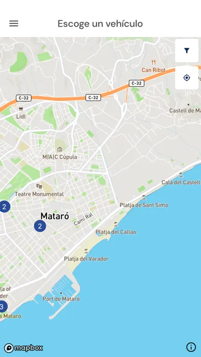 Ảnh chụp màn hình của Som Mobilitat Carsharing