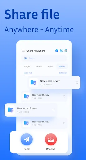 Share - File Transfer, Connect سکرین شاٹس