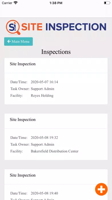 CIS Site Inspection Ekran Görüntüleri