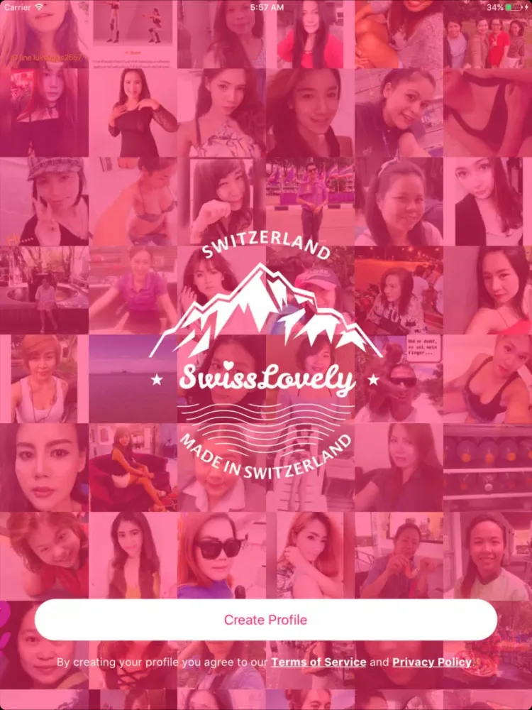 Captures d'écran de SwissLovely - Find, Chat, Meet. for Switzerland iPad 