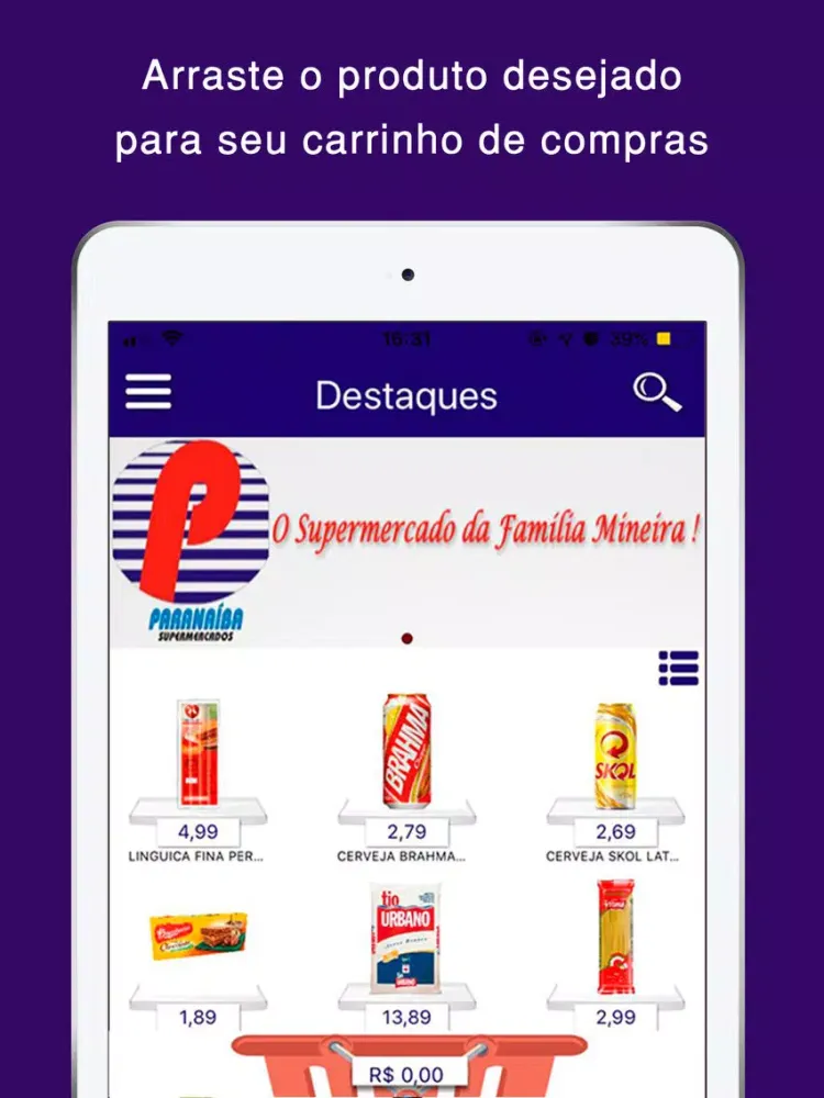 Capturas de pantalla de Supermercados Paranaíba iPad 