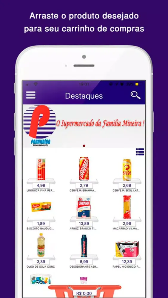 Capturas de pantalla de Supermercados Paranaíba