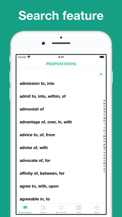 Ảnh chụp màn hình của Correct Prepositions