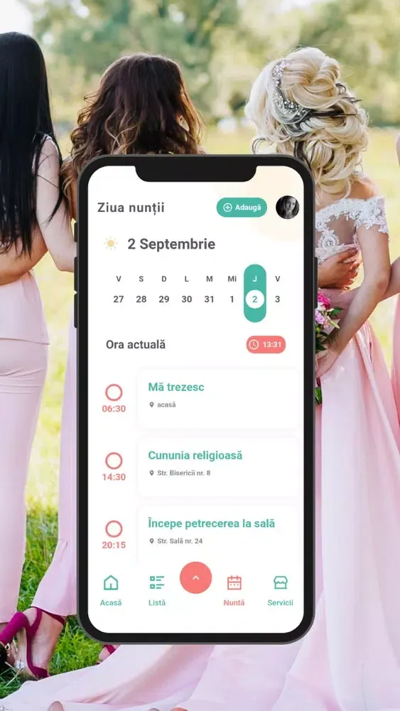 Tangkapan layar Organizator Nunta