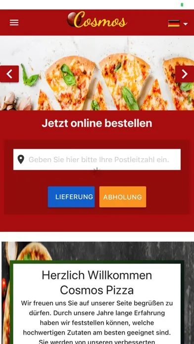 Cosmos Pizza Screenshots