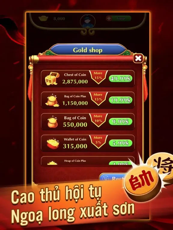 Kỳ Thánh - Cờ tướng Online iPad  Ekran Görüntüleri