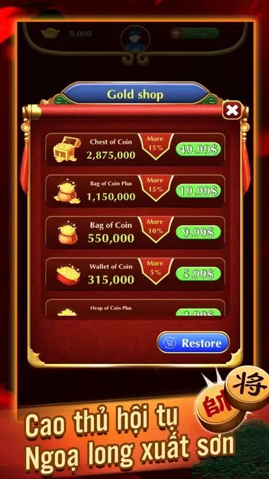 Kỳ Thánh - Cờ tướng Online Ekran Görüntüleri