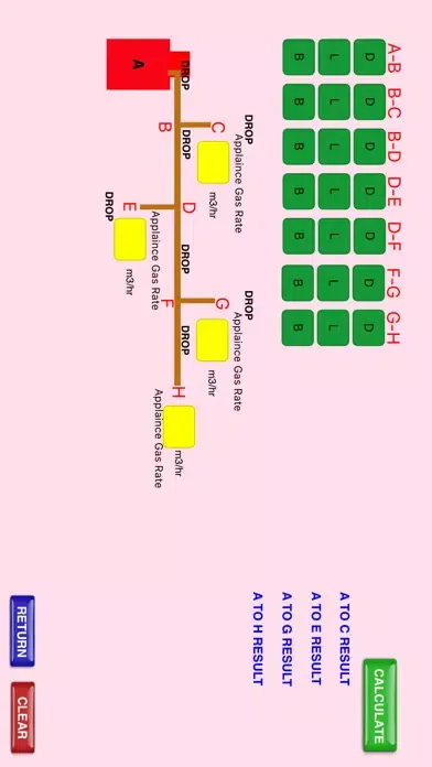 GB GAS L.P.G. PIPE SIZING APP 스크린샷