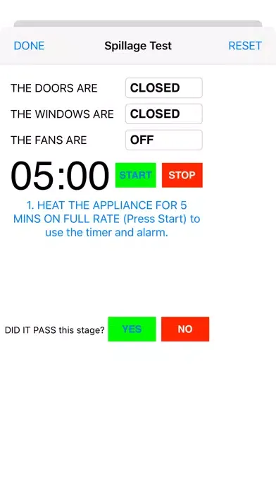 GB Gas Flue & Spillage testing Screenshots