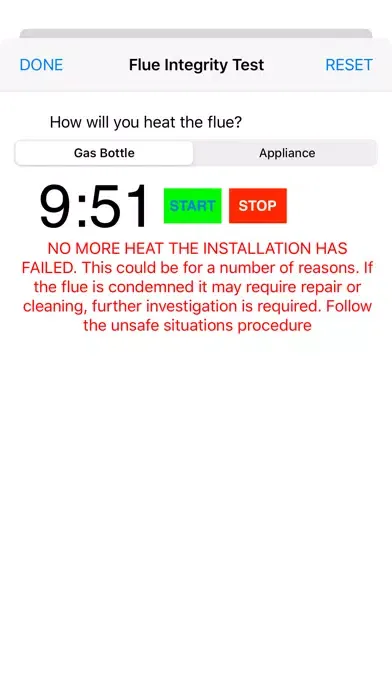 GB Gas Flue & Spillage testing Screenshots