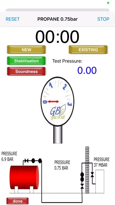 ภาพหน้าจอของ GB Gas Tightness NG + LPG