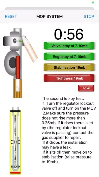 ภาพหน้าจอของ GB Gas Tightness NG + LPG