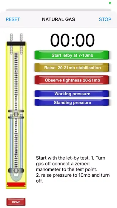 ภาพหน้าจอของ GB Gas Tightness NG + LPG