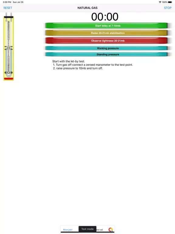 GB Gas Tightness Testing iPad  Ekran Görüntüleri