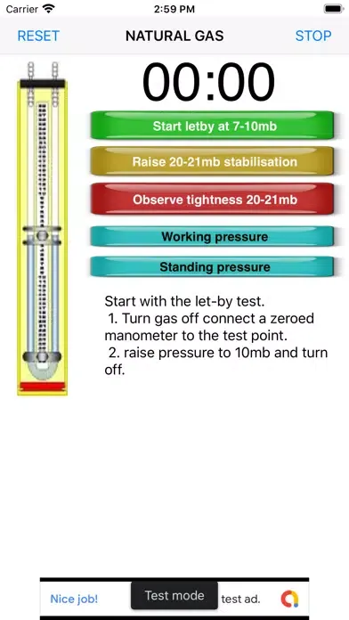 GB Gas Tightness Testing Ekran Görüntüleri