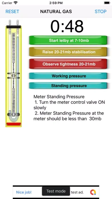 GB Gas Tightness Testing Ekran Görüntüleri